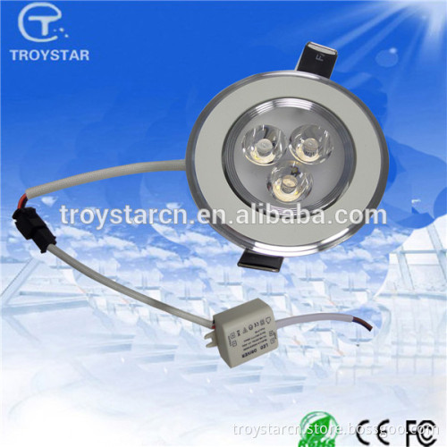 Restoration hardware false ceiling light white or golden 12v 3w power led recessed downlight with 75mm cut out is available